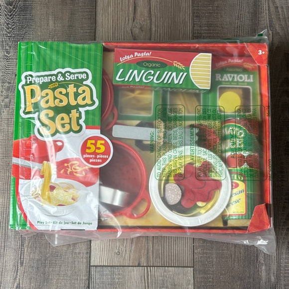 Melissa & Doug Pasta Set Prepare & Serve 55 Piece Set - Picture 2 of 3